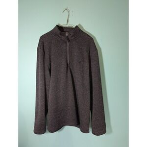 Nautica mens quarter zip fleece sweatshirt size Xl